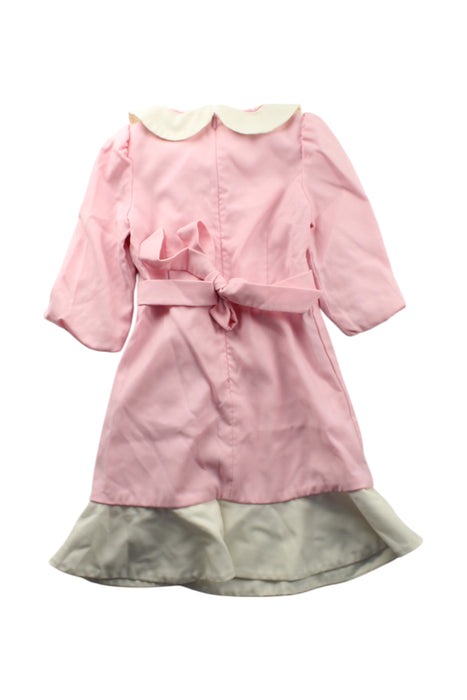 A Pink Long Sleeve Dresses from Nicholas & Bears in size 4T for girl. (Back View)