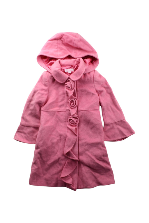 A Pink Coats from Nicholas & Bears in size 4T for girl. (Front View)