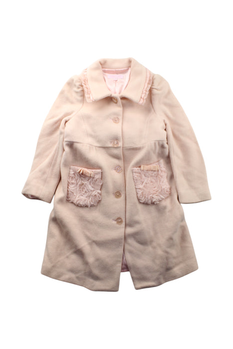 A Pink Coats from Nicholas & Bears in size 4T for girl. (Front View)