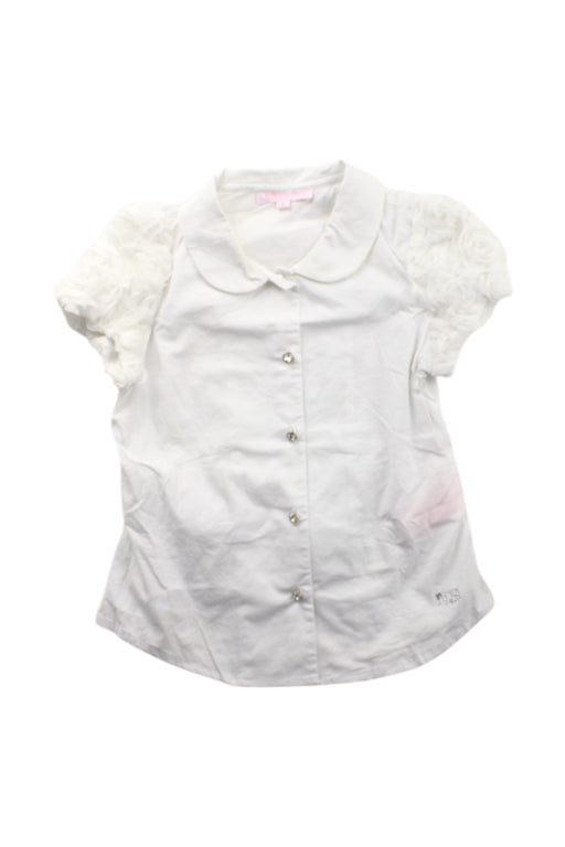 A White Short Sleeve Shirts from Nicholas & Bears in size 3T for girl. (Front View)