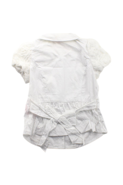 A White Short Sleeve Shirts from Nicholas & Bears in size 3T for girl. (Back View)