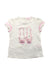 A White Short Sleeve Tops from Nicholas & Bears in size 3T for girl. (Front View)