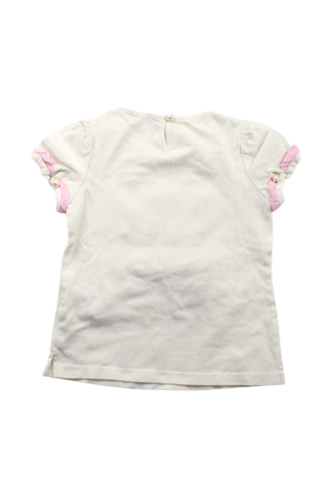 A White Short Sleeve Tops from Nicholas & Bears in size 3T for girl. (Back View)