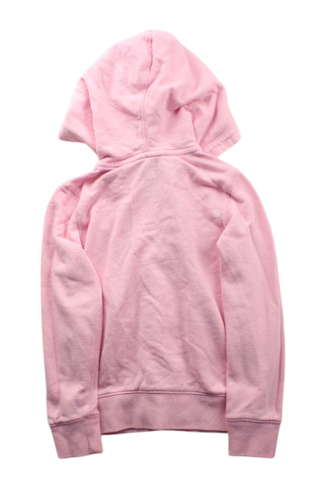 A Pink Hooded Sweatshirts from Polo Ralph Lauren in size 5T for girl. (Back View)