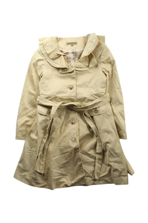 A Beige Coats from Nicholas & Bears in size 3T for girl. (Front View)