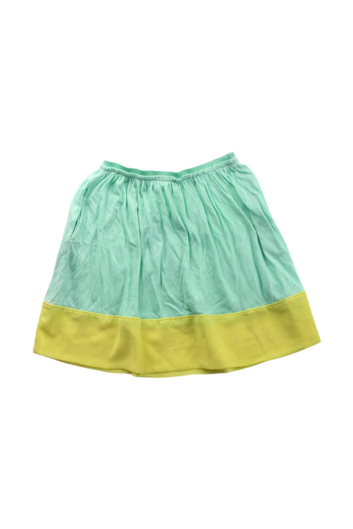A Green Mid Skirts from Crewcuts in size 6T for girl. (Front View)