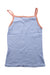 A Blue Sleeveless Tops from Petit Bateau in size 6T for girl. (Back View)