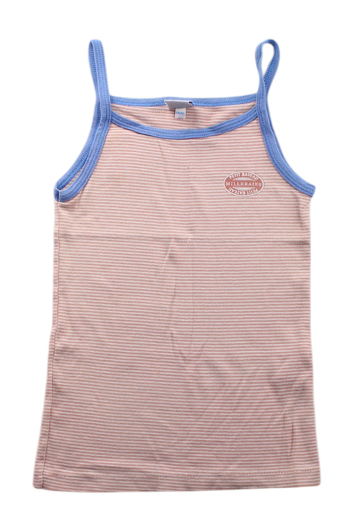 A Blue Sleeveless Tops from Petit Bateau in size 6T for neutral. (Front View)