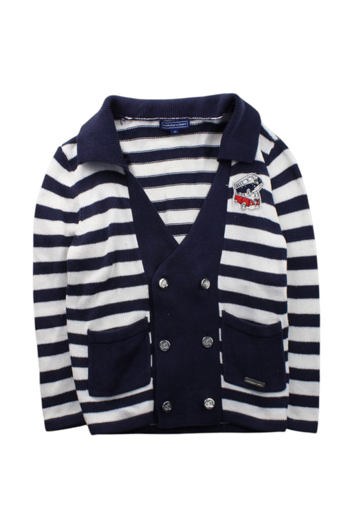 A Navy Cardigans from Nicholas & Bears in size 4T for boy. (Front View)