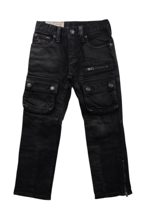 A Black Casual Pants from Polo Ralph Lauren in size 4T for boy. (Front View)