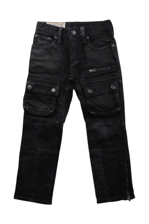 A Black Casual Pants from Polo Ralph Lauren in size 4T for boy. (Front View)