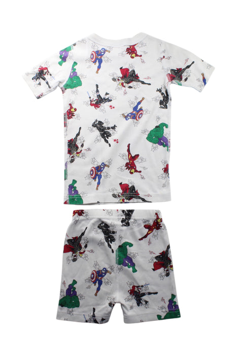 A Multicolour Pyjama Sets from Hanna Andersson in size 5T for neutral. (Back View)