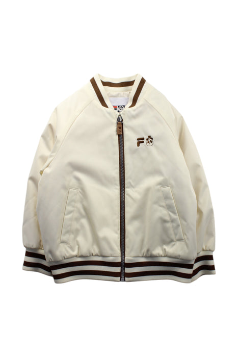 A White Lightweight Jackets from Fila in size 4T for neutral. (Front View)