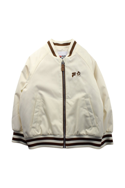 A White Lightweight Jackets from Fila in size 4T for neutral. (Front View)