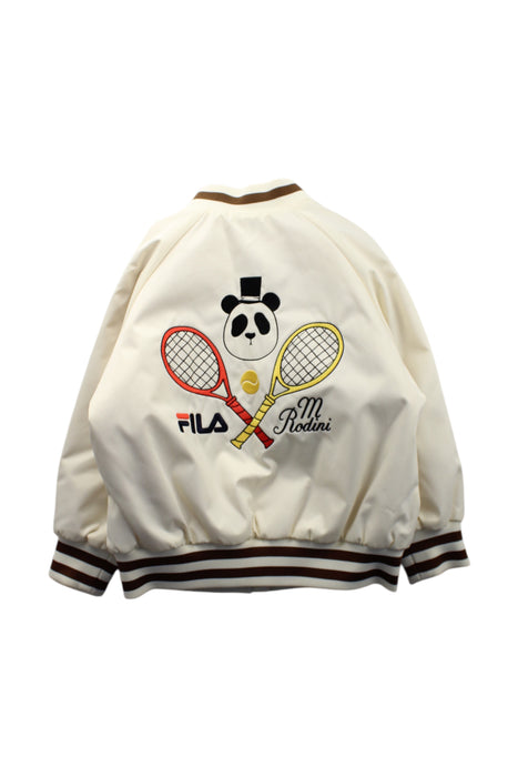 A White Lightweight Jackets from Fila in size 4T for neutral. (Back View)