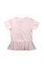 A Pink Short Sleeve Tops from Moody Tiger in size 2T for girl. (Front View)