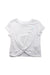 A White Short Sleeve Tops from Polo Ralph Lauren in size 4T for girl. (Front View)