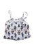 A White Sleeveless Tops from Seed in size 4T for girl. (Back View)