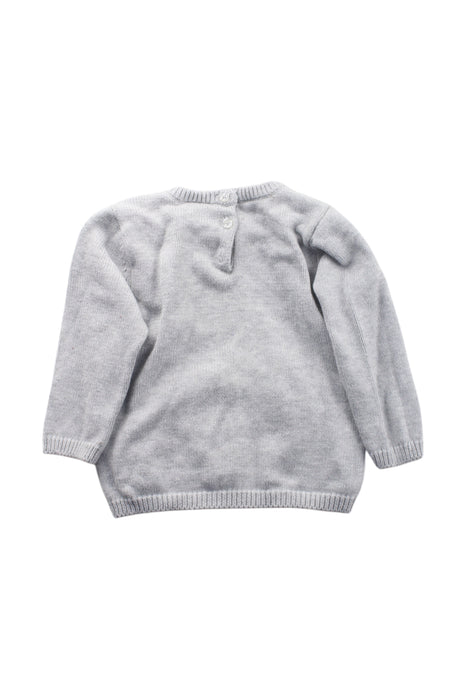 A Grey Knit Sweaters from Seed in size 6-12M for neutral. (Back View)