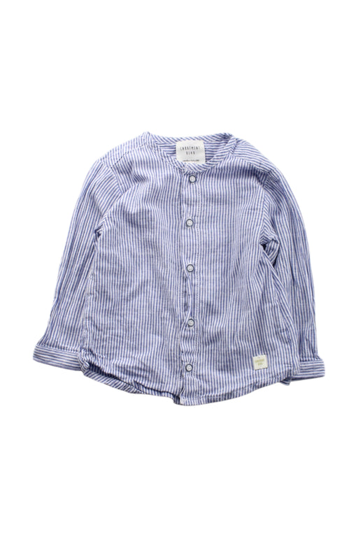 A Blue Long Sleeve Shirts from Carrément Beau in size 6-12M for neutral. (Front View)