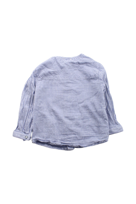 A Blue Long Sleeve Shirts from Carrément Beau in size 6-12M for neutral. (Back View)