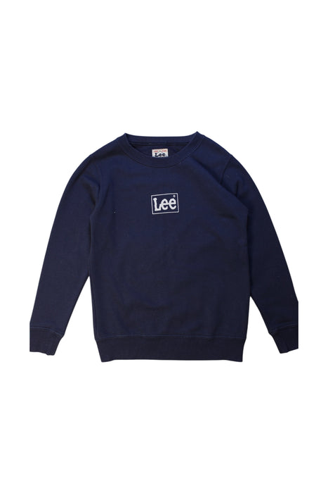 A Navy Crewneck Sweatshirts from Lee in size 8Y for neutral. (Front View)