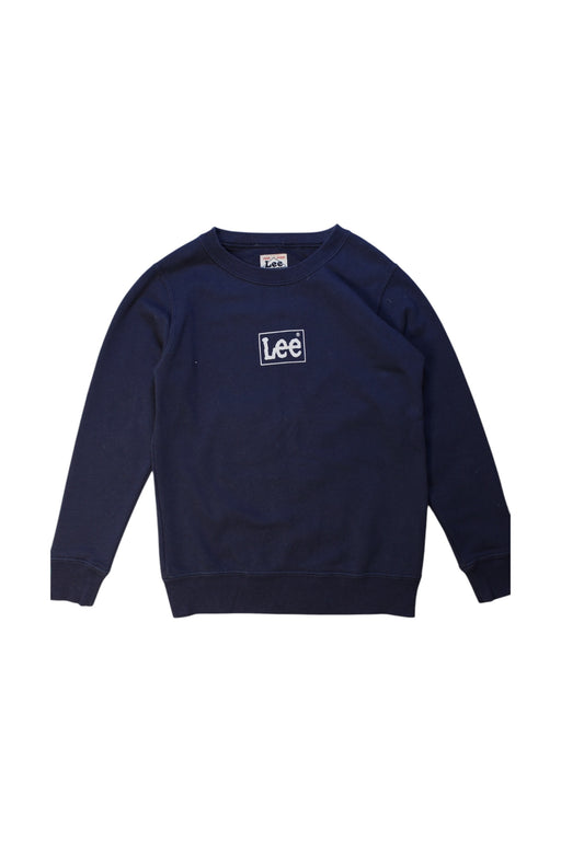 A Navy Crewneck Sweatshirts from Lee in size 8Y for neutral. (Front View)