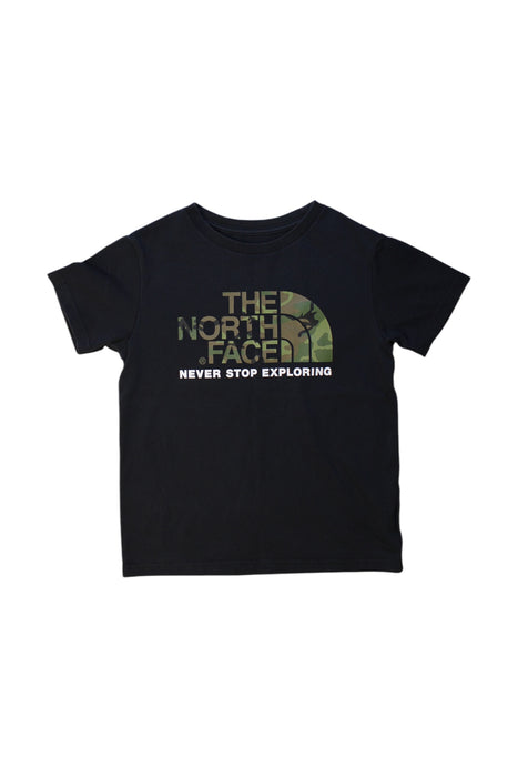 A Black Short Sleeve T Shirts from The North Face in size 7Y for boy. (Front View)
