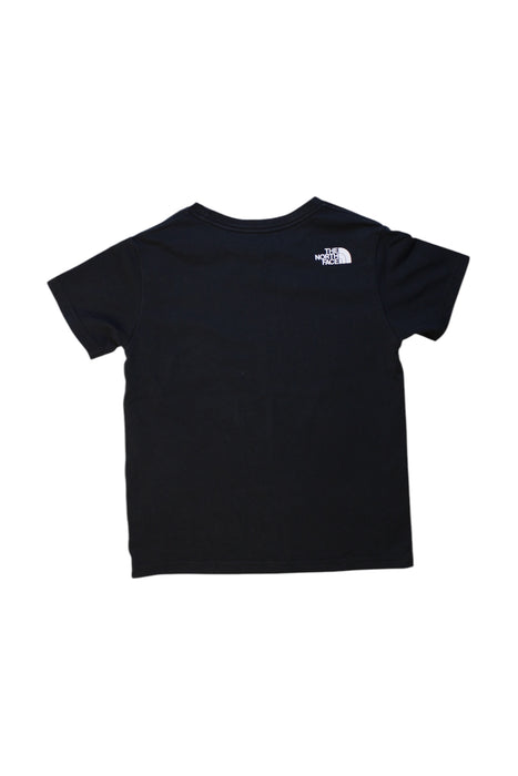 A Black Short Sleeve T Shirts from The North Face in size 7Y for boy. (Back View)