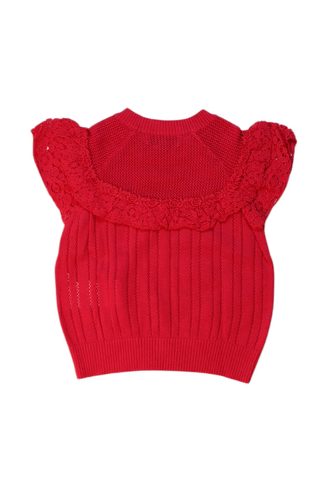 A Red Sleeveless Tops from Nicholas & Bears in size 2T for girl. (Back View)