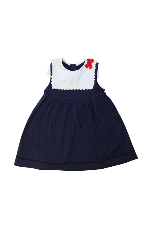 A Navy Sleeveless Dresses from Balabala in size 3T for girl. (Front View)