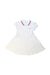 A White Short Sleeve Dresses from Balabala in size 3T for girl. (Front View)