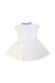 A White Short Sleeve Dresses from Balabala in size 3T for girl. (Back View)