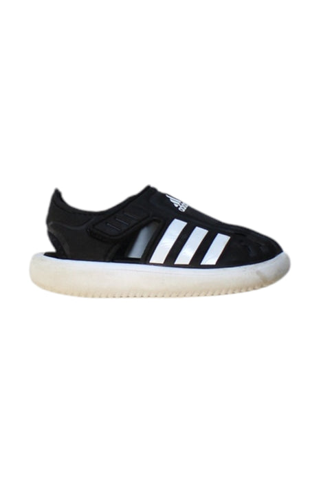 A Black Sneakers from Adidas in size 18-24M for boy. (Front View)