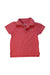 A Red Short Sleeve Polos from Crewcuts in size 2T for boy. (Front View)