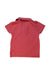 A Red Short Sleeve Polos from Crewcuts in size 2T for boy. (Back View)