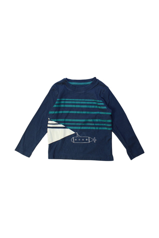 A Navy Long Sleeve T Shirts from Tea in size 3T for boy. (Front View)