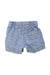 A Blue Shorts from Crewcuts in size 2T for boy. (Back View)