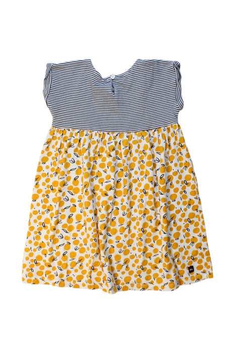 A Multicolour Short Sleeve Dresses from Tea in size 5T for girl. (Back View)