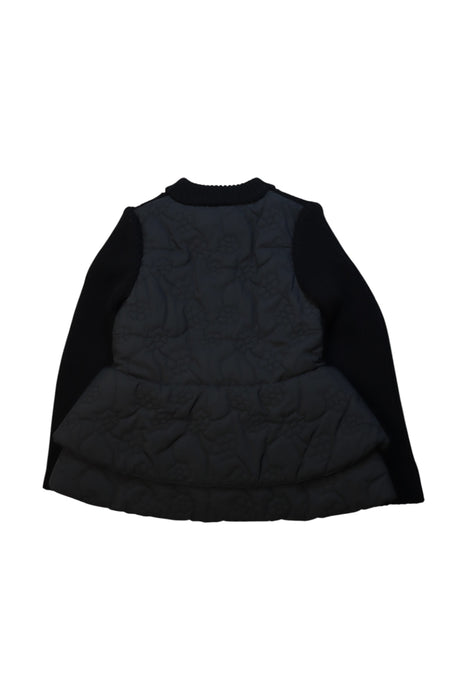 A Black Puffer/Quilted Coats & Outerwear from Dior in size 5T for girl. (Back View)