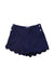 A Navy Shorts from Jacadi in size 3T for girl. (Front View)