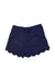 A Navy Shorts from Jacadi in size 3T for girl. (Back View)