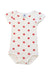 A Red Short Sleeve Bodysuits from Petit Bateau in size 3-6M for neutral. (Front View)
