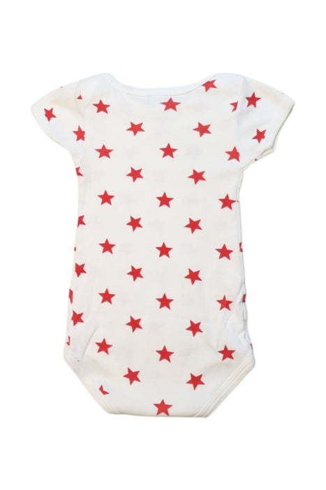 A Red Short Sleeve Bodysuits from Petit Bateau in size 3-6M for neutral. (Back View)