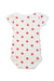 A Red Short Sleeve Bodysuits from Petit Bateau in size 3-6M for neutral. (Back View)