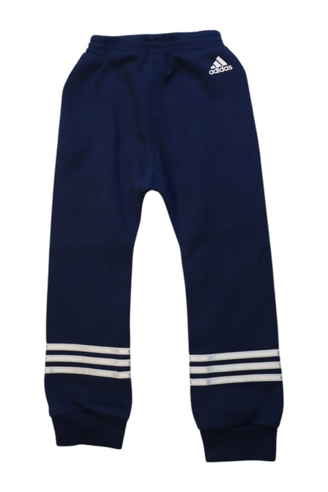 A Navy Sweatpants from Adidas in size 2T for neutral. (Back View)