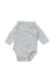 A Grey Long Sleeve Bodysuits from Bout'Chou in size 0-3M for neutral. (Front View)