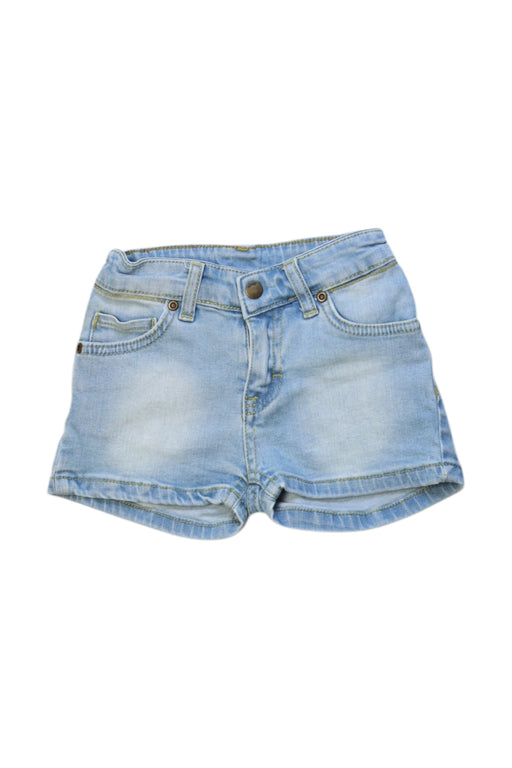 A Blue Shorts from Ebbe in size 4T for neutral. (Front View)