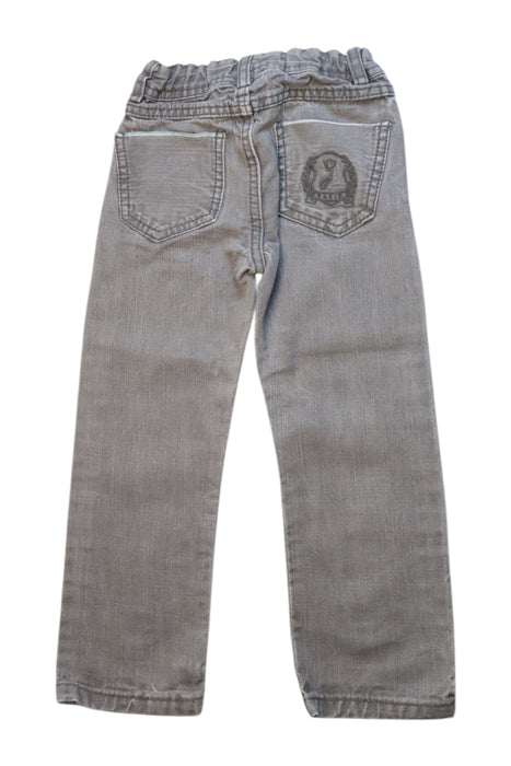 A Grey Jeans from Jacadi in size 3T for neutral. (Back View)