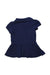 A Navy Short Sleeve Dresses from Polo Ralph Lauren in size 3T for girl. (Back View)